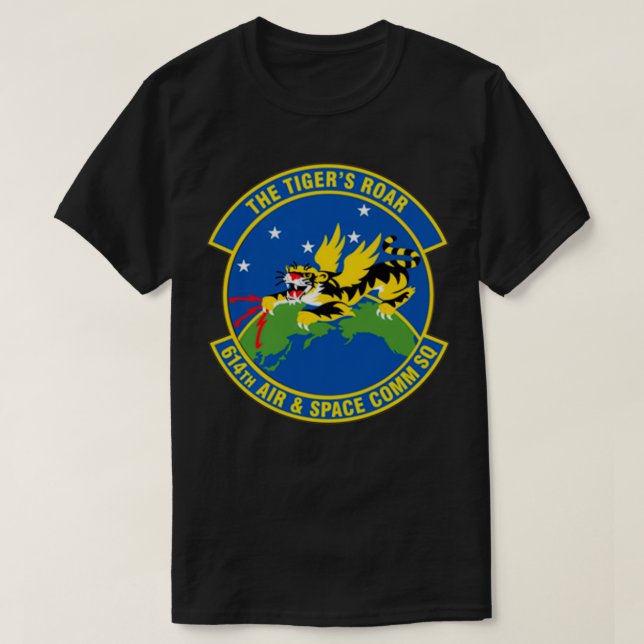 614:e Luft and Space Communications Squadron ACOMS T Shirt (Design framsida)