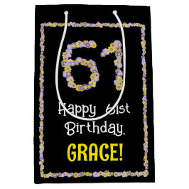 61:a födelsedagen: Blommigt Flowers Number, eget n