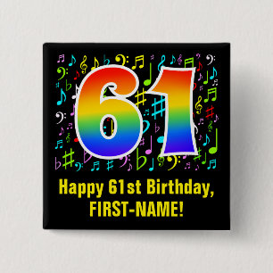 61:a födelsedagen: Färgstarka musiksymboler, reg Knapp