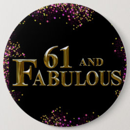 61:a födelsedagen knapp