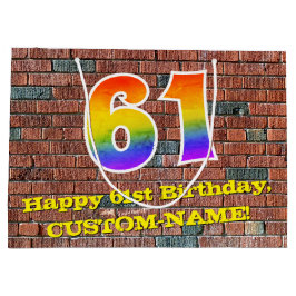 61:a födelsedagen: Roligt, Graffiti-Inspired Rainb