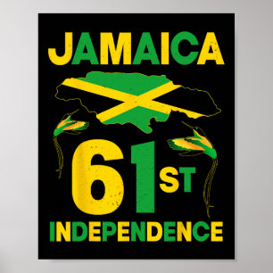 61:a Jamaica Independence day sedan 1962 Doktor Bi Poster