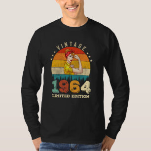 61 Ålderdag 1964 Vintage 61:a födelsedagen Kvinnor T Shirt