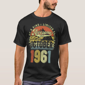 61 år gammal Fantastisk sedan oktober 1961 61:e fö T Shirt