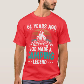 61-årig campinglegend Scout 61Födelsedagscamper T Shirt