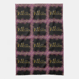 61-årsdag  kökshandduk