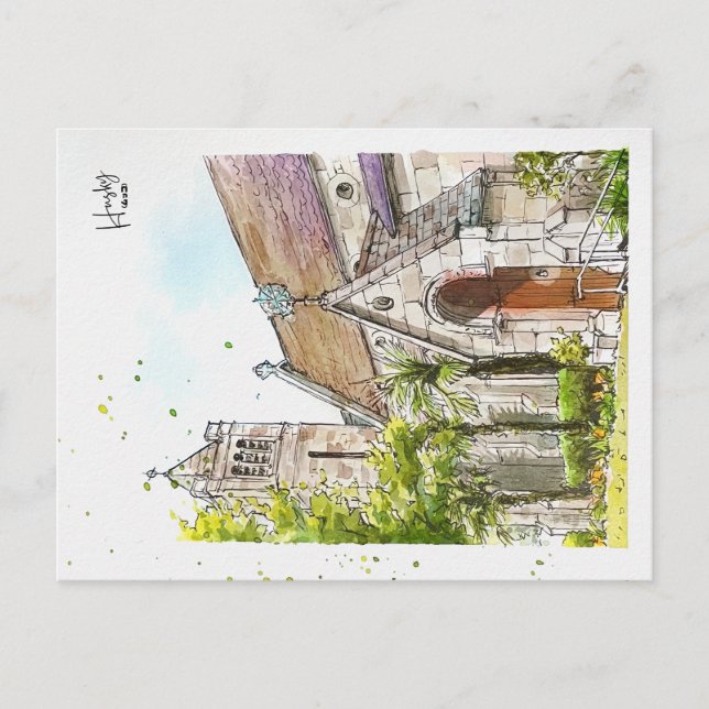 61; St John's Anglican-kyrkan Vykort (Framsida)