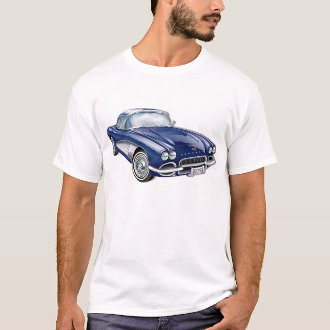 61CorvetteGlitzie Tee Shirt (Framsida)