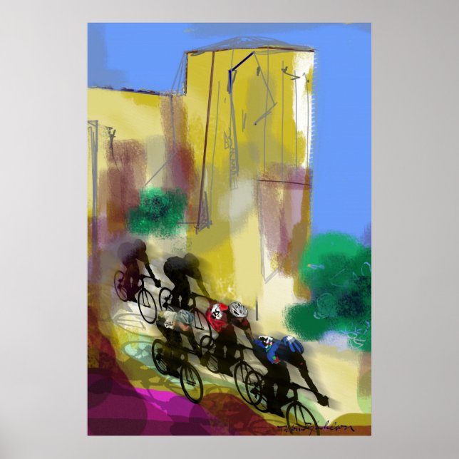 62110 Bike Tävling Poster (Framsidan)