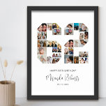 62:a födelsedag nummer 62 Anpassningsbars fotokoll Poster<br><div class="desc">Fira 62-årsdagen med den här personligen nummer 62 poster fotokollage. Anpassadets gåva är också perfekt för bröllop-årsdagen. Det är ett underbart sätt att visning värdefulla minnen från ditt bröllop och gifta liv. Poster innehåller en samling foton som fångar in dessa speciella ögonblick och kan anpassas med namn, födelsedatum eller årsdatum....</div>