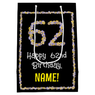 62:a födelsedagen: Blommigt Flowers Number, eget n