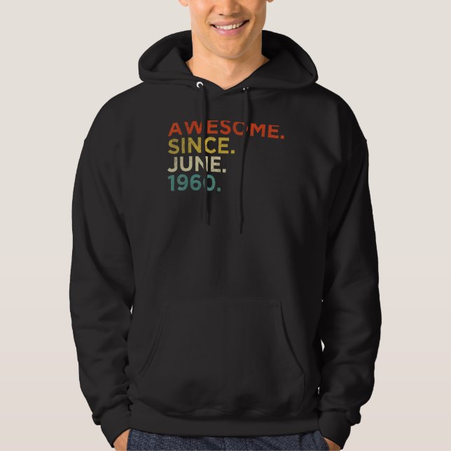 62 Ålderjuni 1960 2 Hoodie (Framsida)
