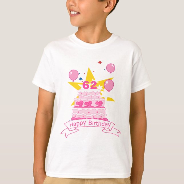 62 Ålderskaka T-shirt (Framsida)