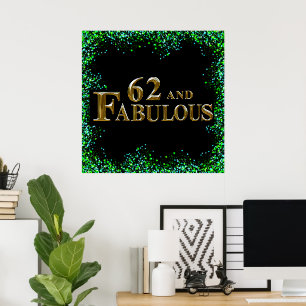 62-årsdag poster