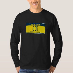 631 områdeskod Long Island NY New York registrerin T Shirt