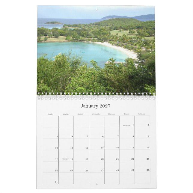 636 2009 karibiska strandkalender kalender (Jan 2027)