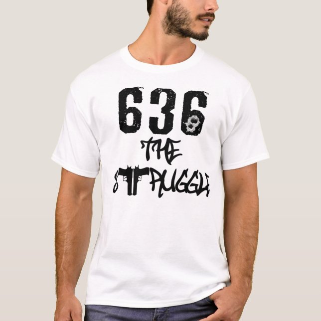 636 ansträngningen t-shirt (Framsida)