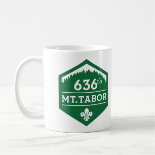 636. Mt. Tabor - grön logotypmugg Kaffemugg