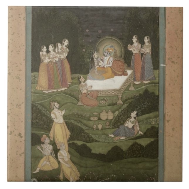 63,794" Tambula-Seva", Krishnagar, västra Bengal, Kakelplatta (Framsidan)