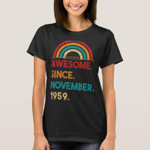 63 år gammal Fantastisk sedan november 1959 63:e f T Shirt