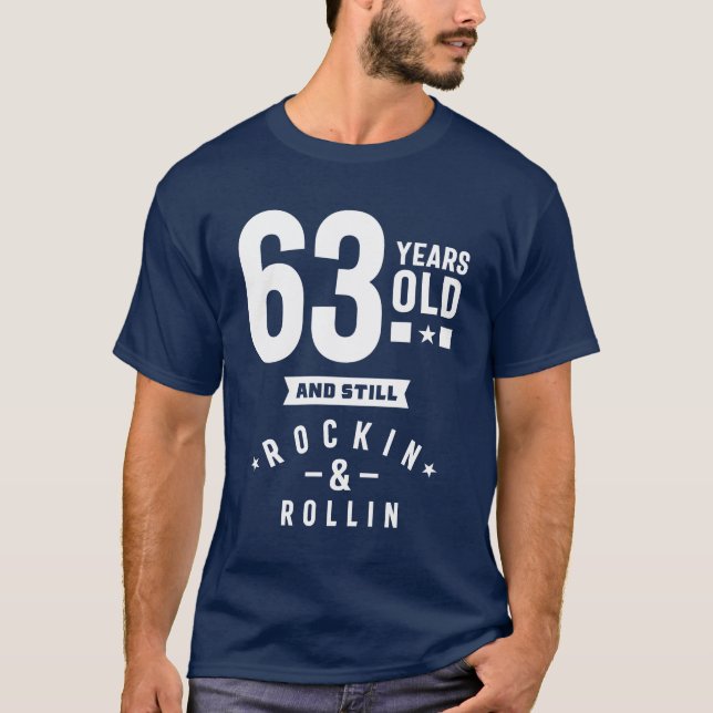 63 år gammal gåva | 63:e födelsedag Gift-idéer T Shirt (Framsida)