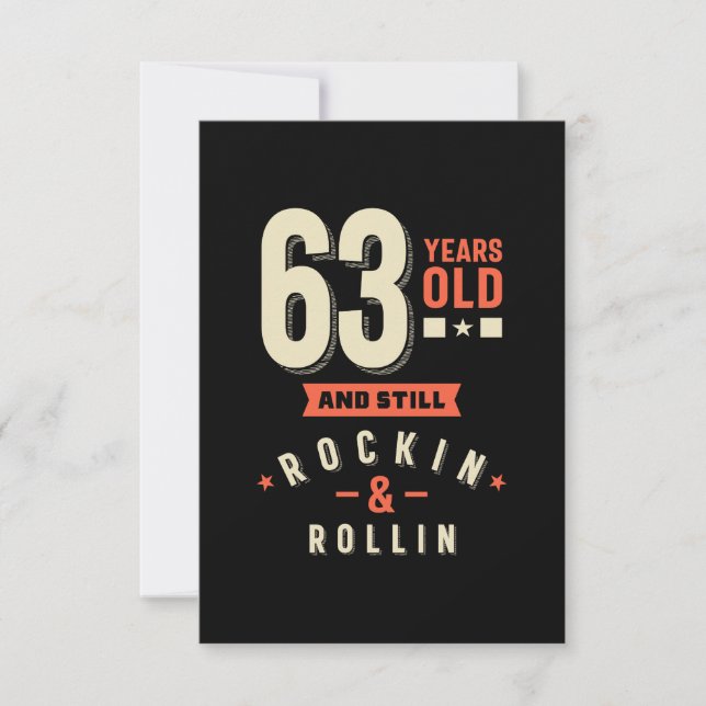 63 år gammal och stillastående Roclin & rollin OSA Kort (Framsida)