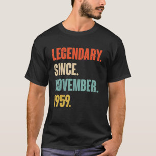 63 års ålder 63:e födelsedagsledenheten sedan nove t shirt