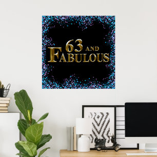63-årsdag poster