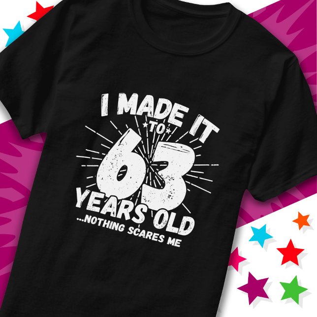 63-årsjubileum, ynkligt 63-årsjubileum t shirt (Skapare uppladdad)