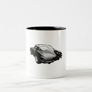'63 Corvette dela-fönster Två-Tonad Mugg