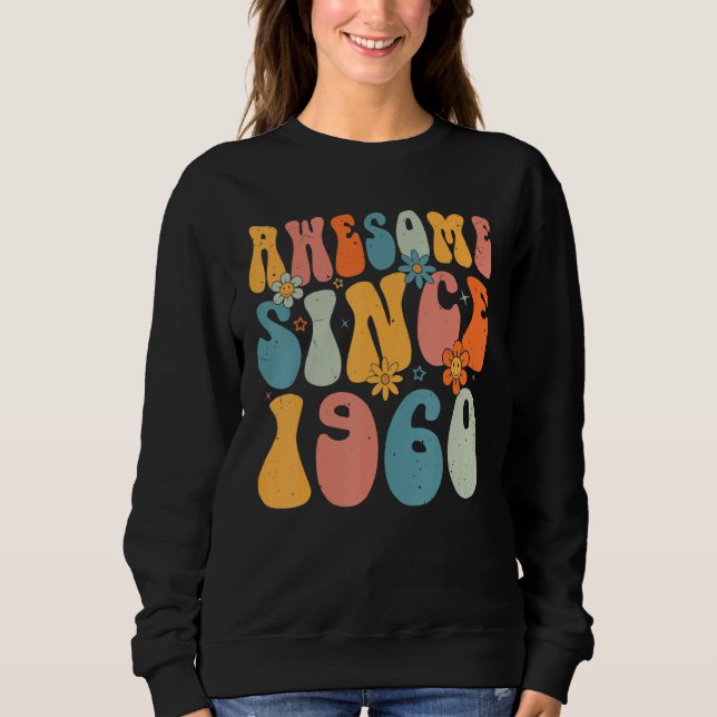 63:e födelsedag Fantastisk sedan 1960 63 år gamla T Shirt (Framsida)