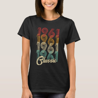 63:e födelsedagspresent, klassisk 1961 63 år gamma t shirt