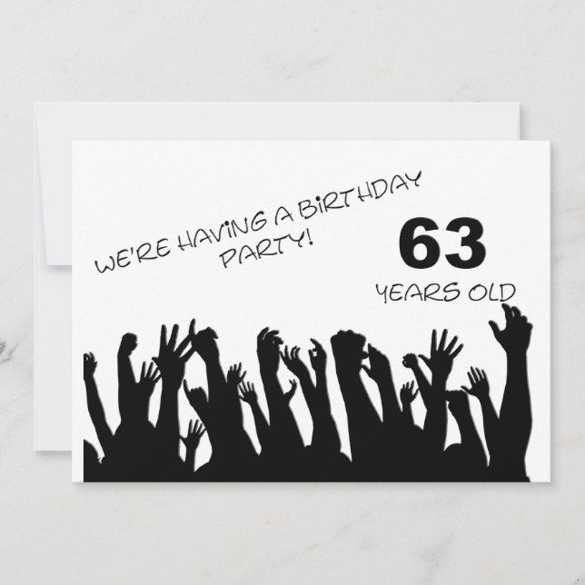 63:e partens inbjudan med jaktande folkmassor (Framsida)