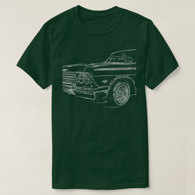 63 Impala Lowrider  T Shirt (Design framsida)