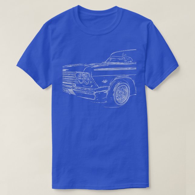 63 Impala Lowrider T Shirt (Design framsida)