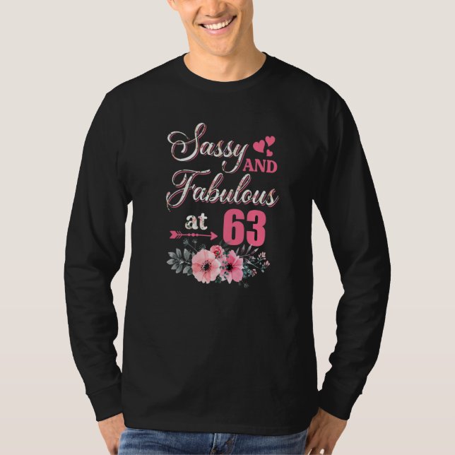 63 Kassi och Fabulous Shirt 63 dagar Flora T Shirt (Framsida)