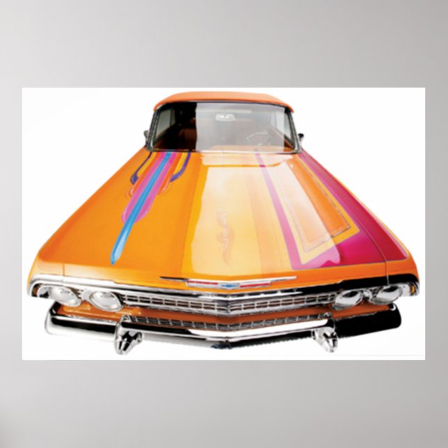 63 Poster av konverterbar undre ost Impala (Framsidan)