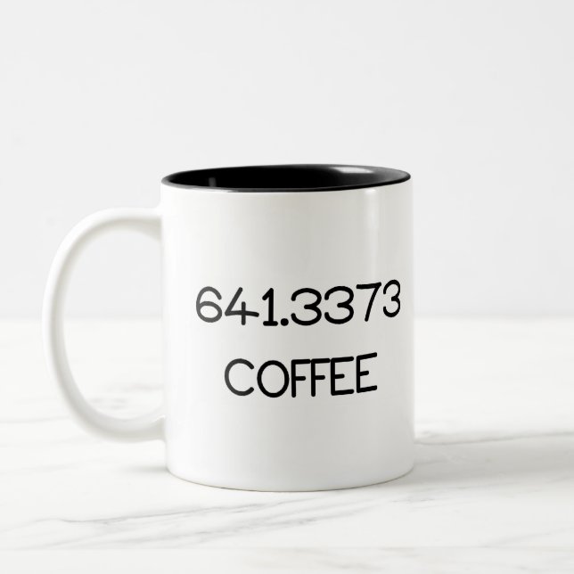 641.3373 Kaffe Två-Tonad Mugg (Vänster)