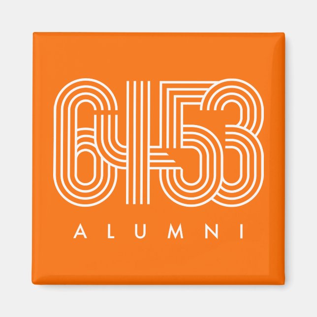 6453 ALUMNI-magnet Magnet (Framsidan)