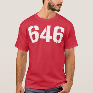 646 Vit text T Shirt