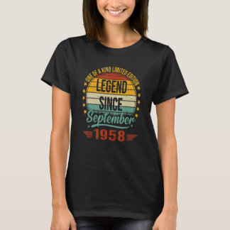 64 år gammal förklaring sedan september 1958 64:e t shirt