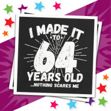 64 år gammalt sarkastiskt minne funny 64:e födelse