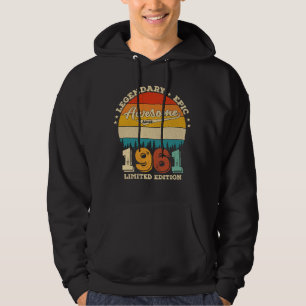 64-årig dagstidning 1961 Fantastisk 64:e födelseda Hoodie