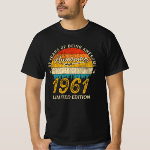 64-åriga 1961 års Retro Fantastisk 64:e födelsedag T Shirt