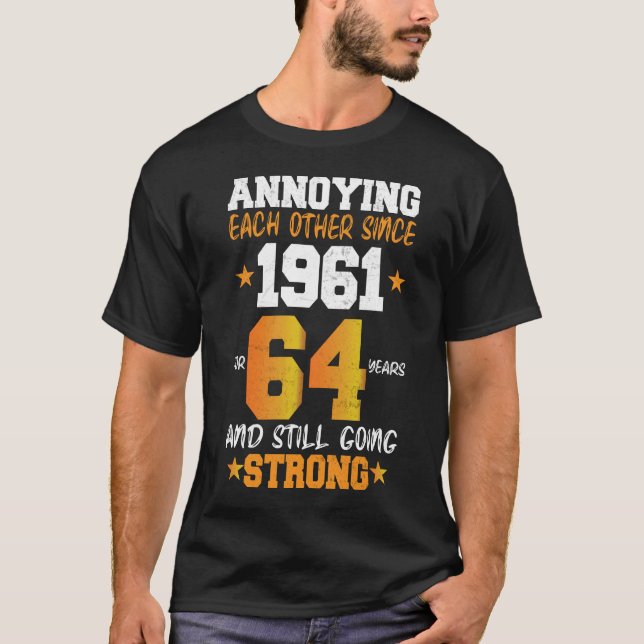 64-års bröllopsdag Irriterande Varje T-Shirt (Framsida)