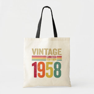 64 års gammal gåva Vintage 1958 64:e födelsedagspr Tygkasse