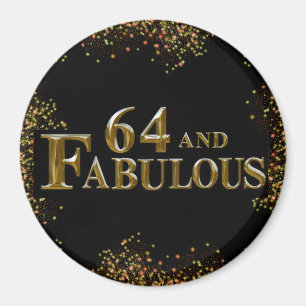 64-årsdag magnet