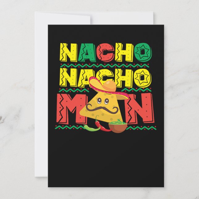 64.Cinco De Mayo Nacho Nacho Man Nacho Man Nacho Spara Datumet (Framsida)