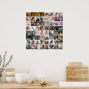 64 Fotomallkollage Poster