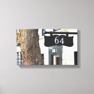 64 New York City Brownstones Upper Väster Side NYC Canvastryck